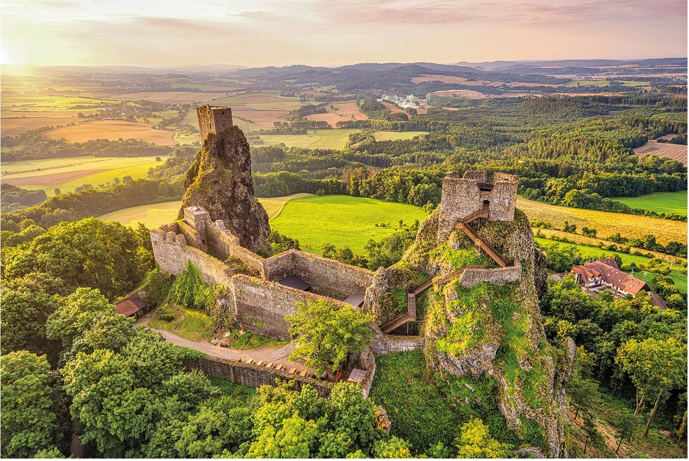Puzzle Zřícenina Hradu Trosky 1000 Dílků