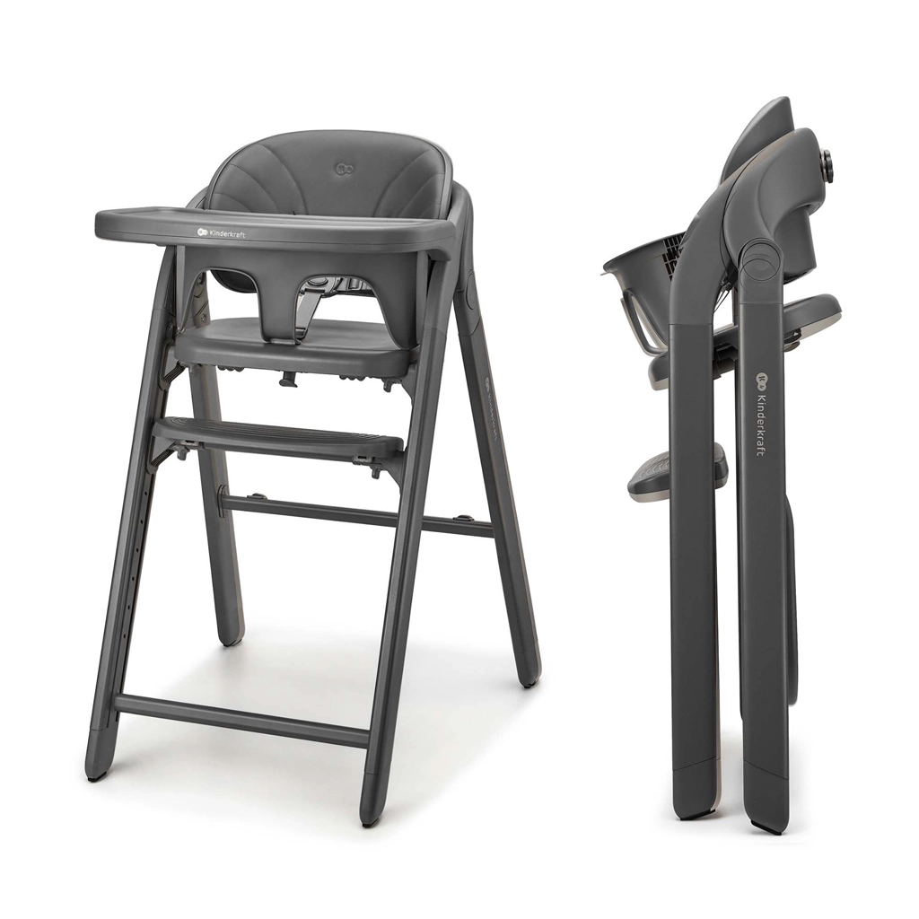 Kinderkraft Tino jídelní židlička 3 v 1 grey