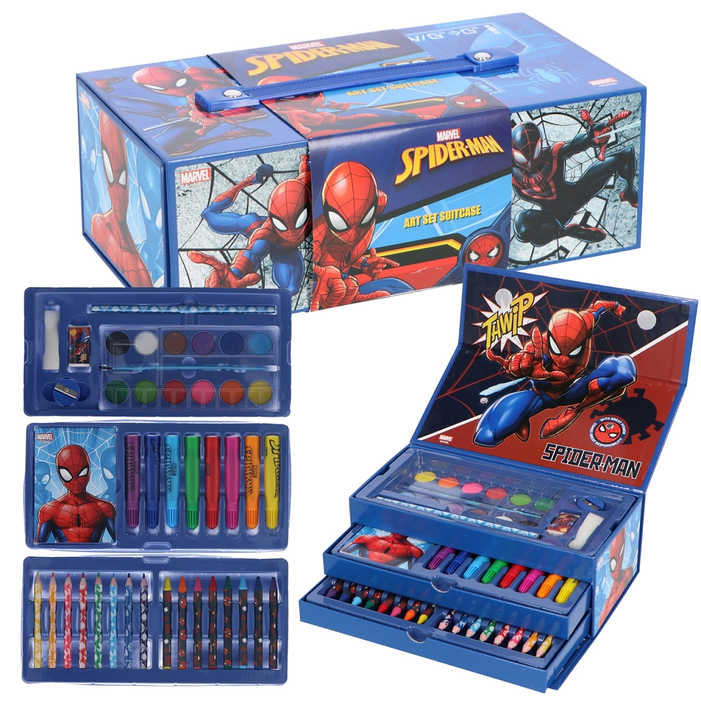 Kreslicí kufřík s výtvarnou sadou Spider-Man