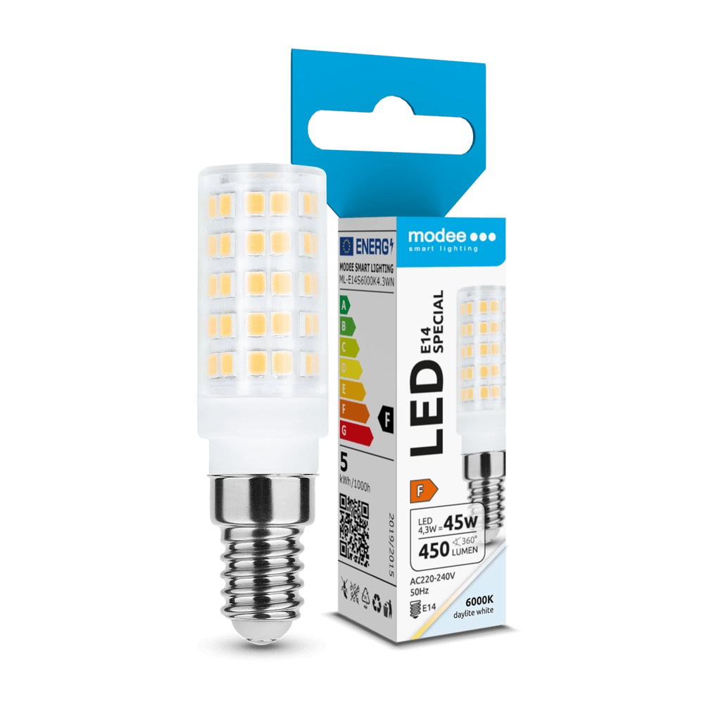Modee Lighting LED Special Ceramic keramická žárovka E14 4,3W studená bílá ML-E14S6000K3.3WN