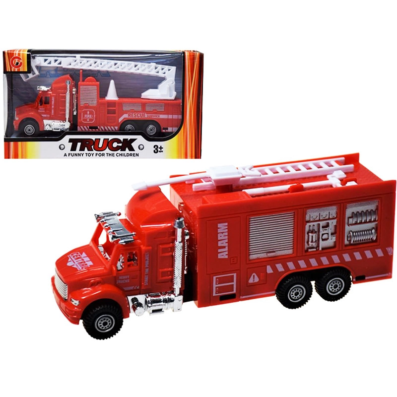 hasičské auto na setrvačník 17 cm