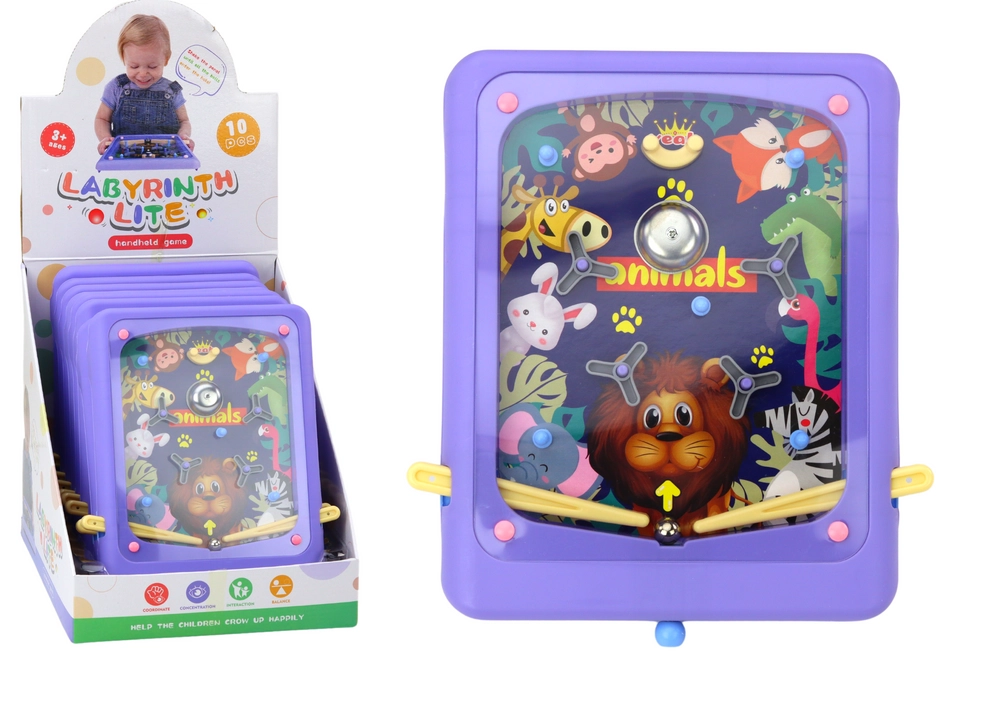 Lean Toys Flipper Animals Purple Board