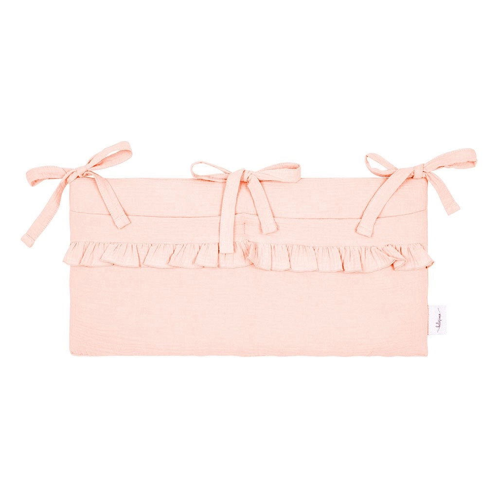 Vreckár na postýlku z mušelínu BELISIMA 30×60 cm