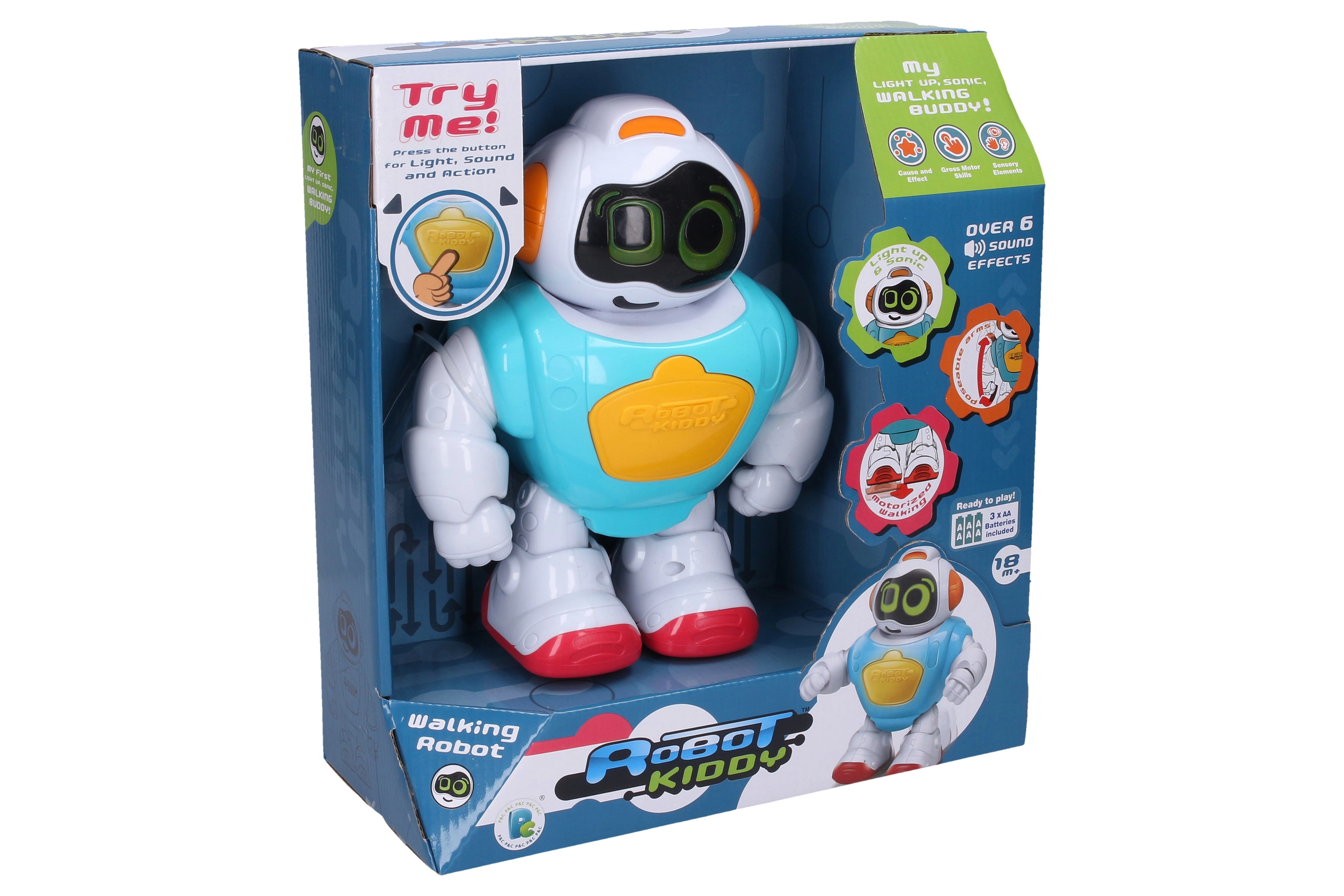 Wiky Kiddy Robot chodící s efekty 21 cm