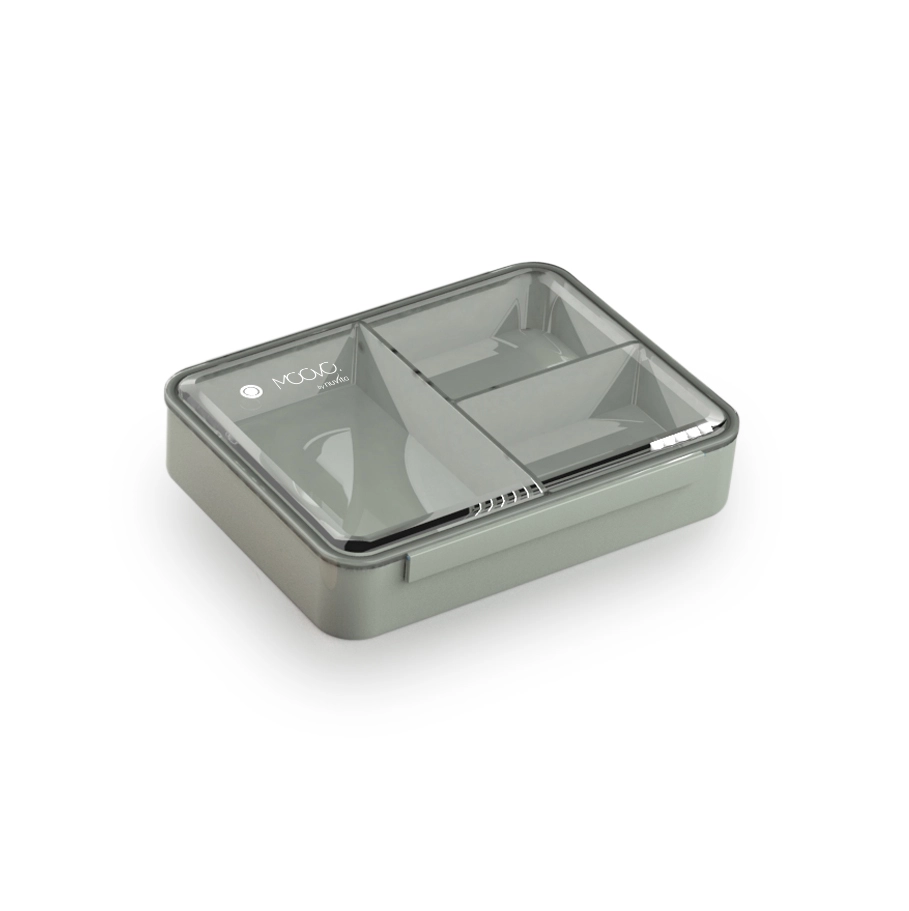 Nuvita Lunch Box KiddieKit svačinový box Sage Green 950 ml