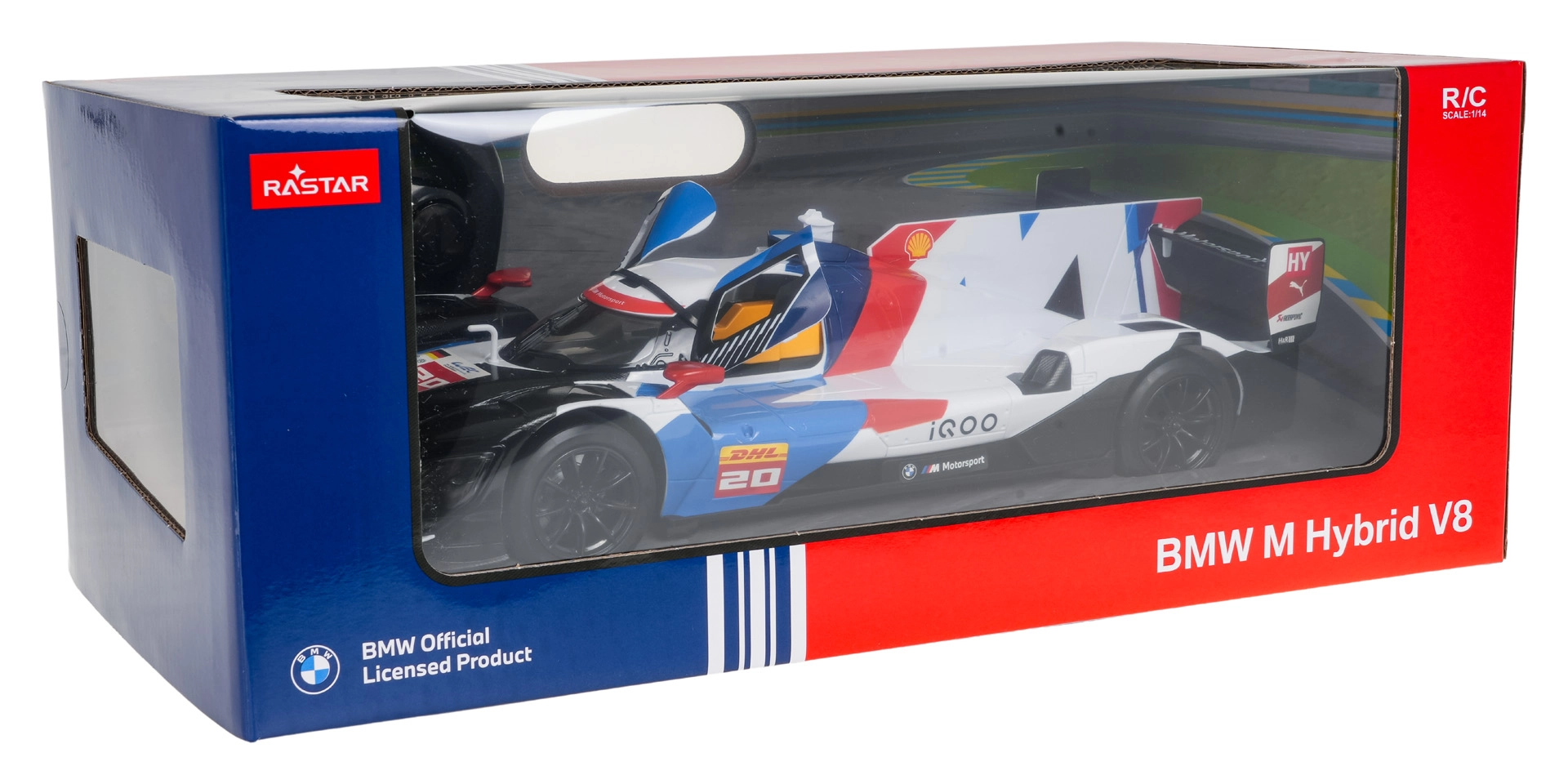RC auto 1:14 BMW M Hybrid V8 bílé Rastar
