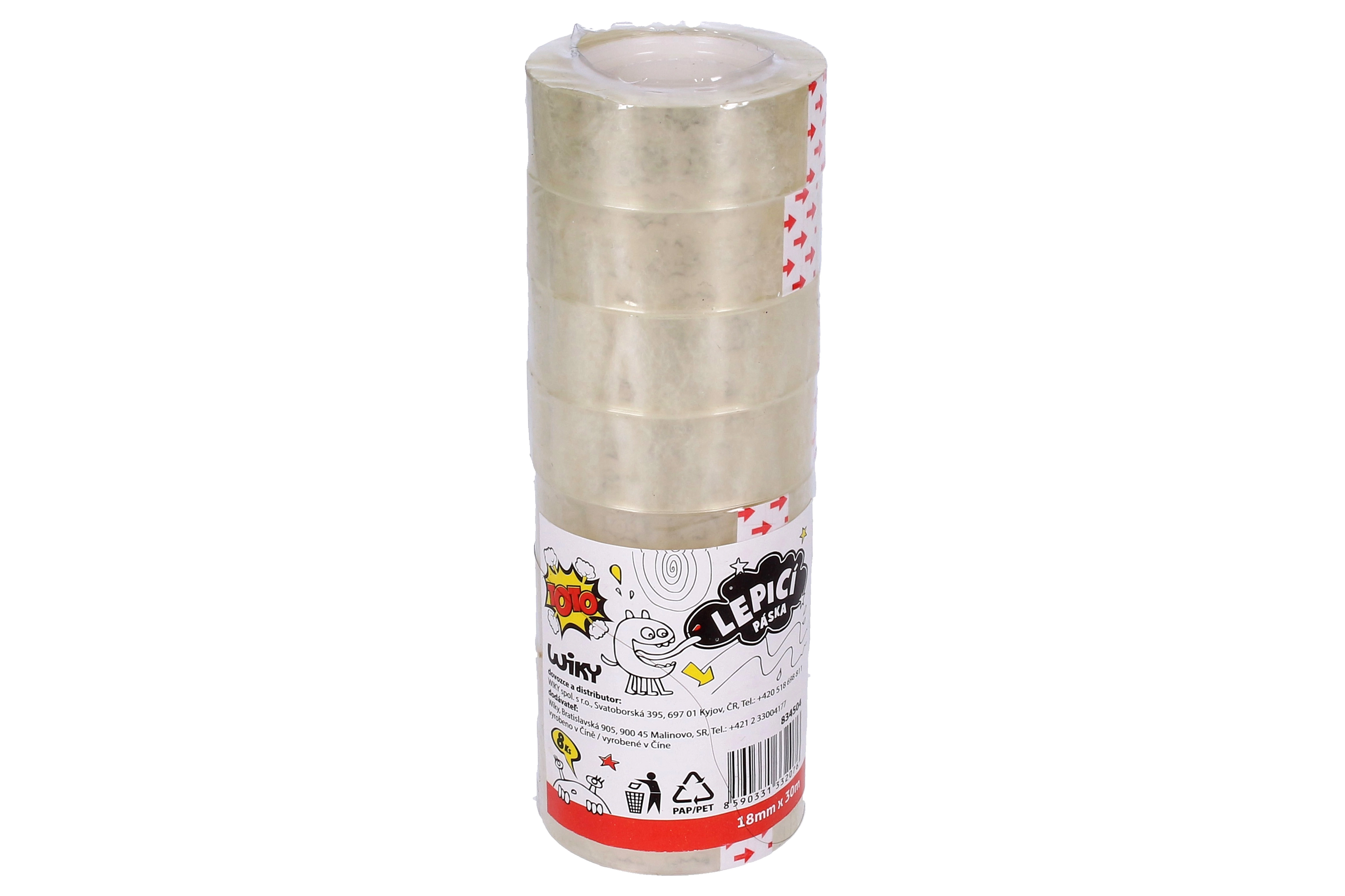 Levně TOTO Lepící páska 18 mm x 30 m průhledná