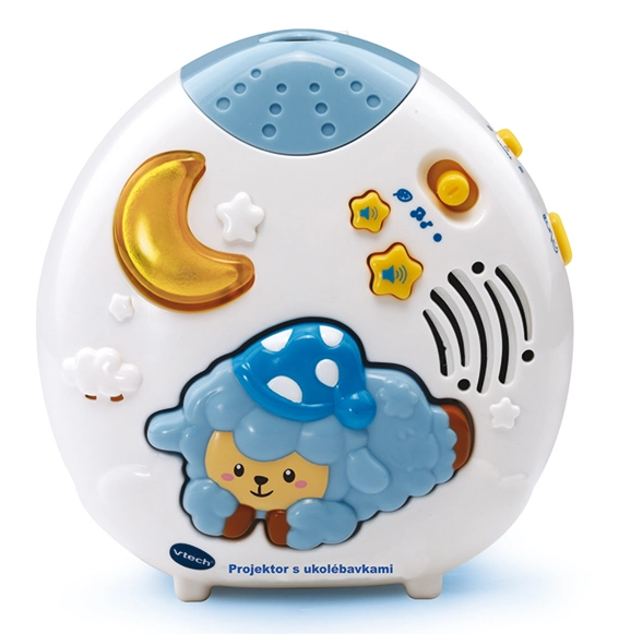 Vtech projektor s ukolébavkami a beránky na obloze