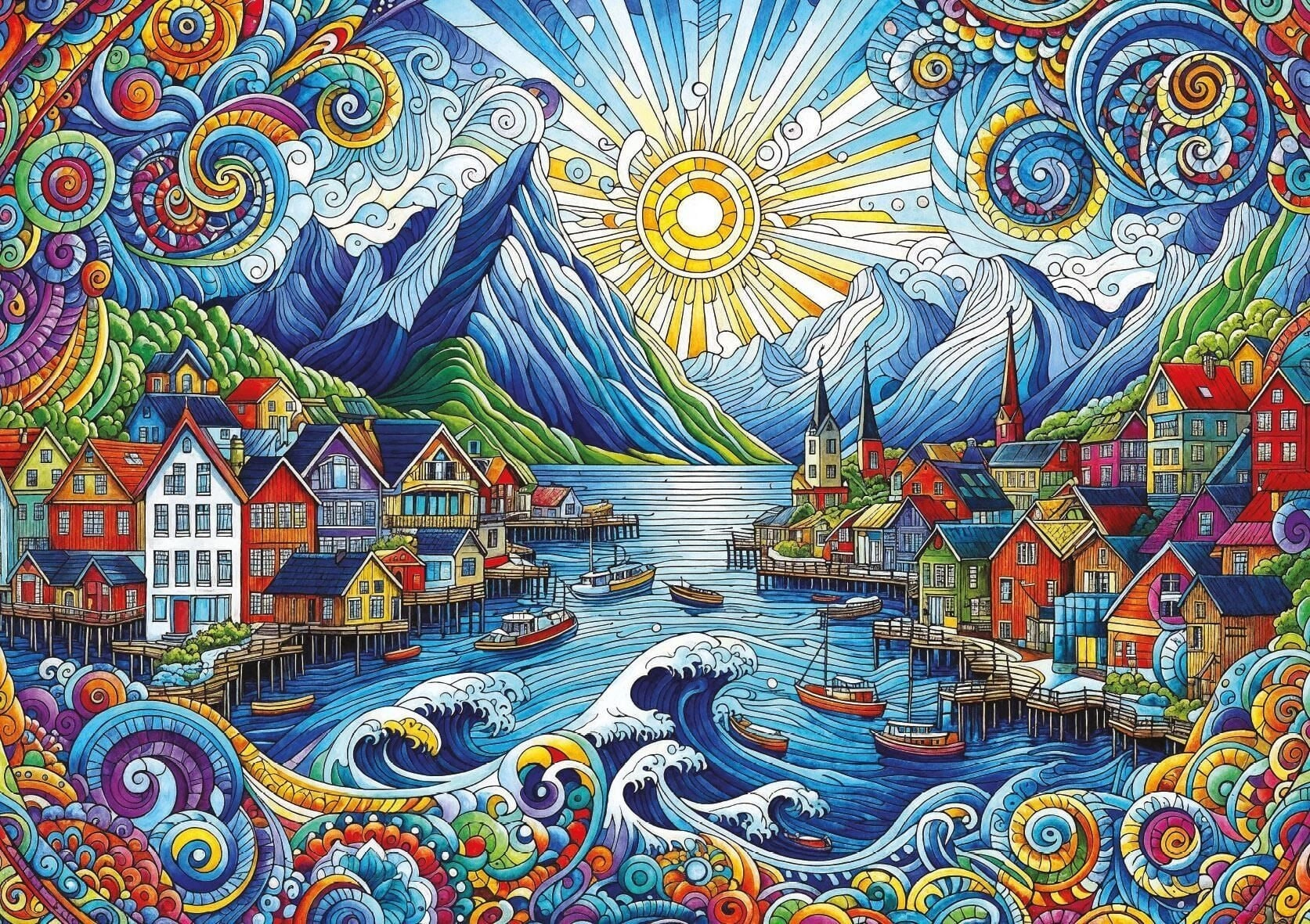 Puzzle Art Puzzle keltský vítr 1500 dílků