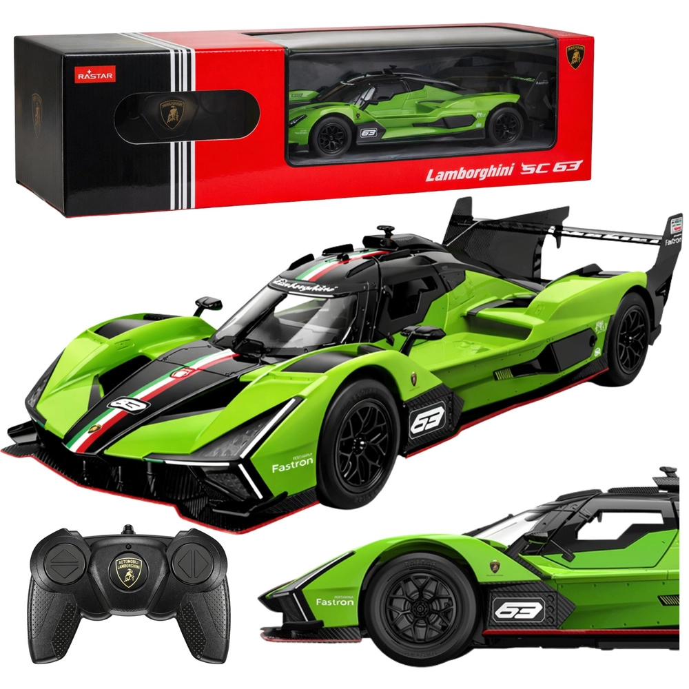 RC auto LAMBORGHINI SC63 1:24 zelené Rastar