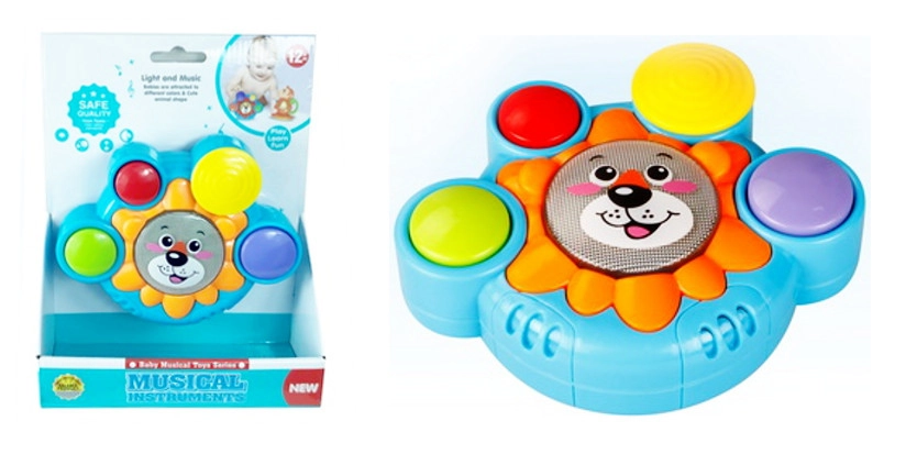 Dětský interaktivní bubínek se lvem