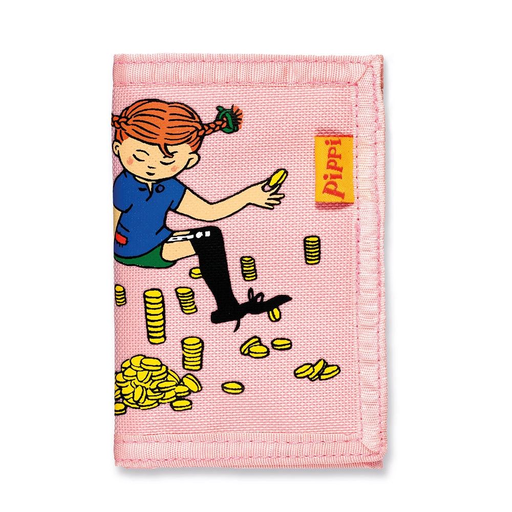 Růžová dětská peněženka Pippi