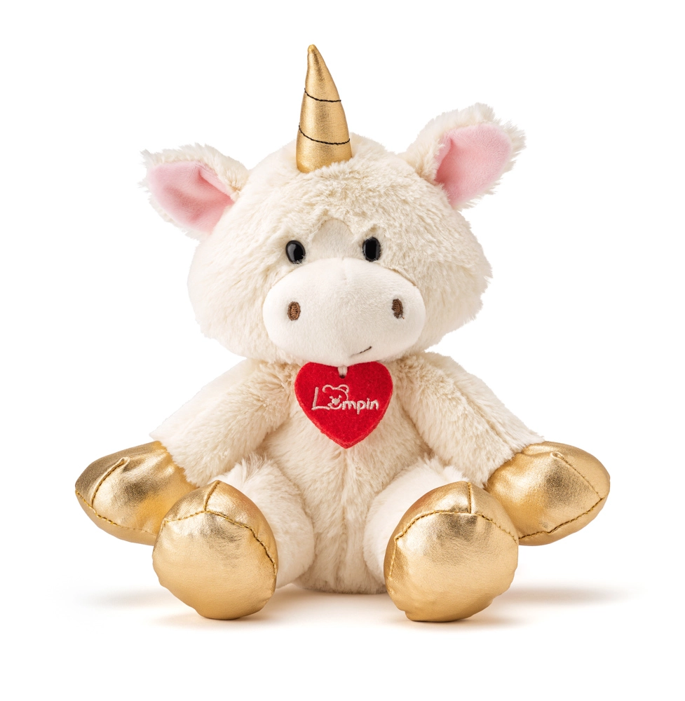 Levně Lumpin Jednorožec Goldie velký 20 cm
