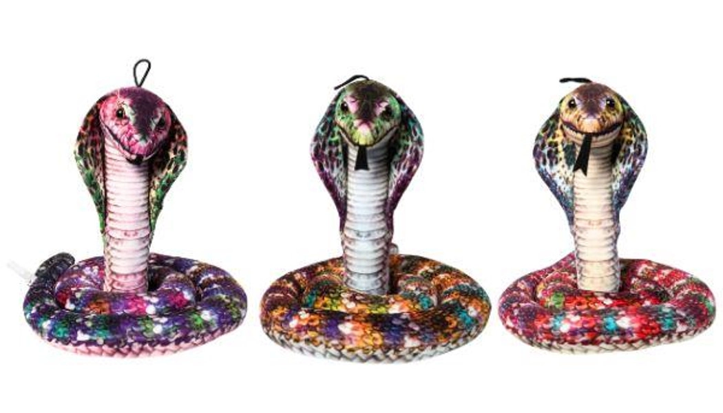 Plyšová kobra – měkký had pro děti