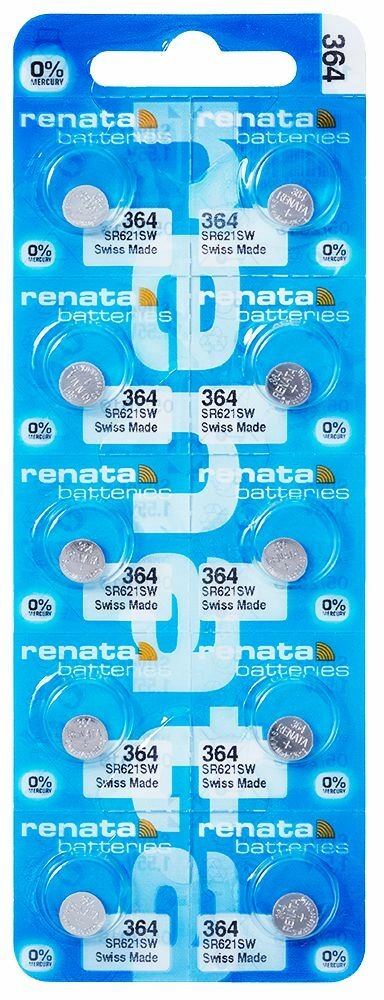 Renata 364 knoflíková baterie 1,55 V (10 ks)