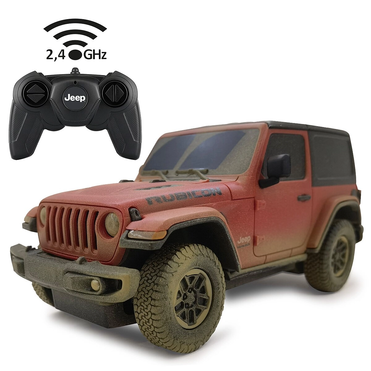 RC auto Jeep Wrangler Rubicon Muddy 1:24