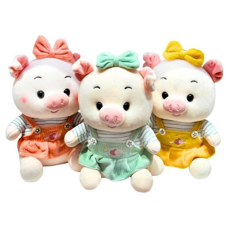 Plyšové prasátko v šatičkách