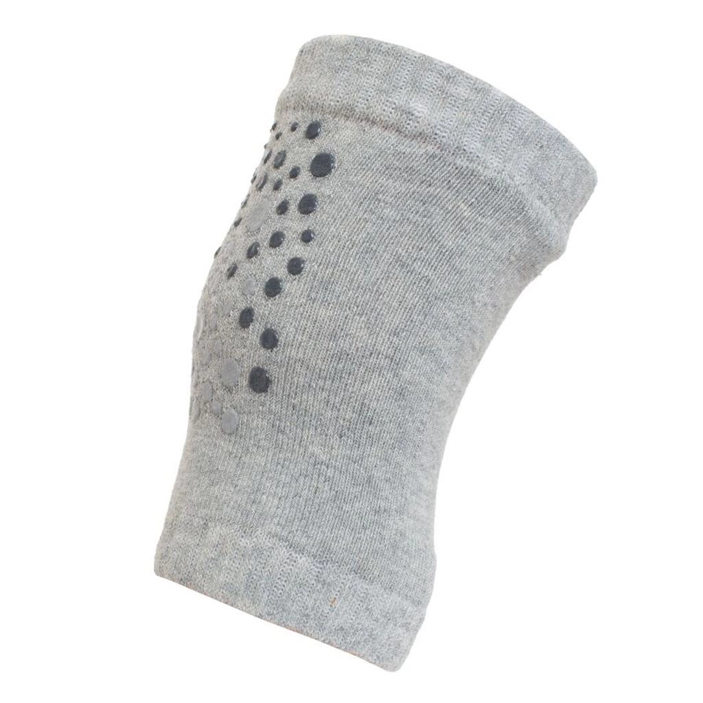 Dětské nákoleníky s ABS protiskluzem NEW BABY, šedé