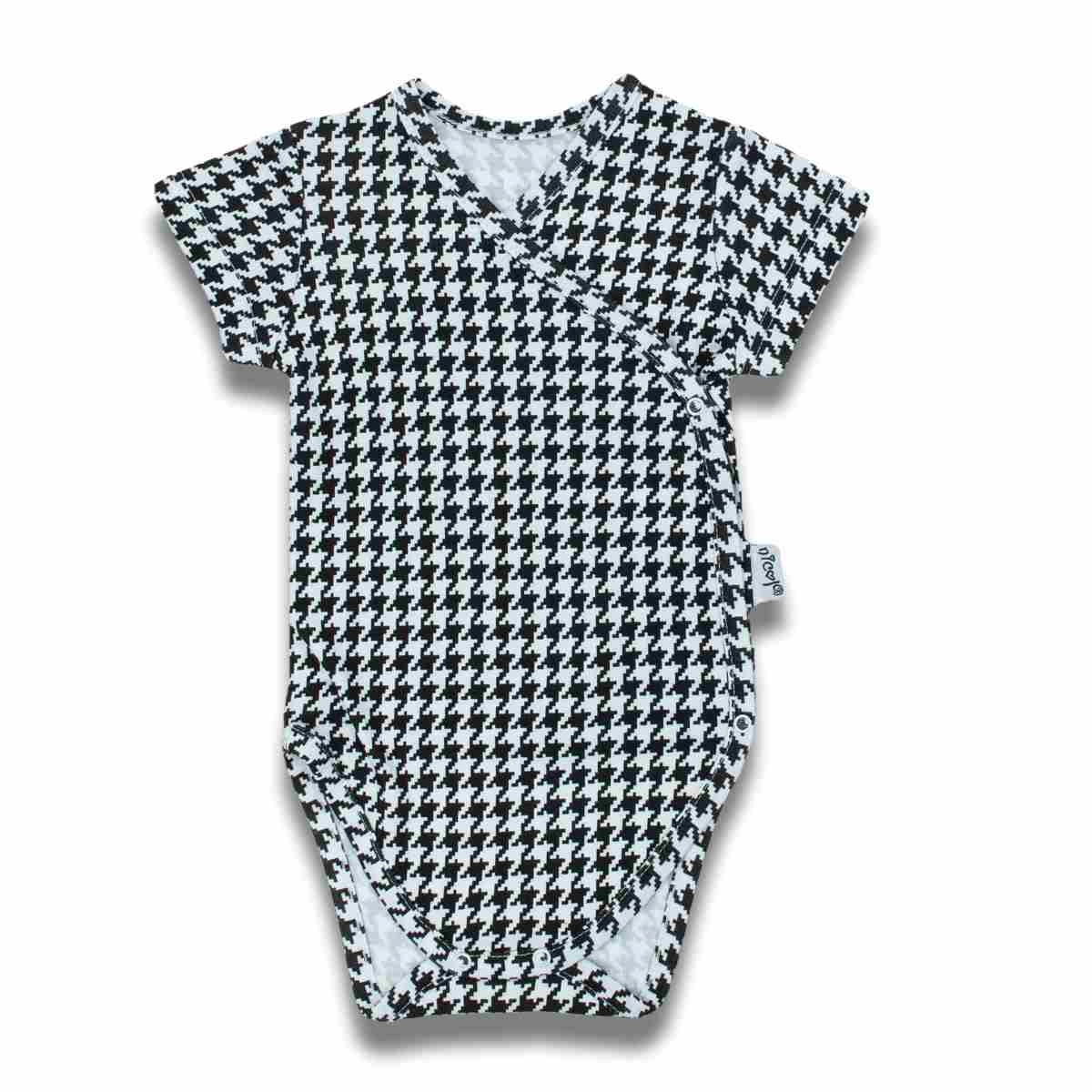 Bavlněné kojenecké body s krátkým rukávem Nicol Viki