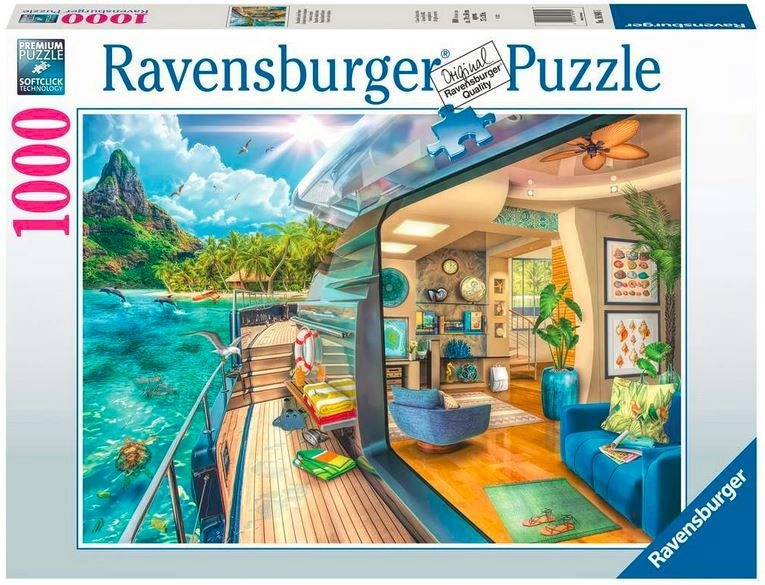 RAVENSBURGER Ubytování na tropickém ostrově 1000 dílků