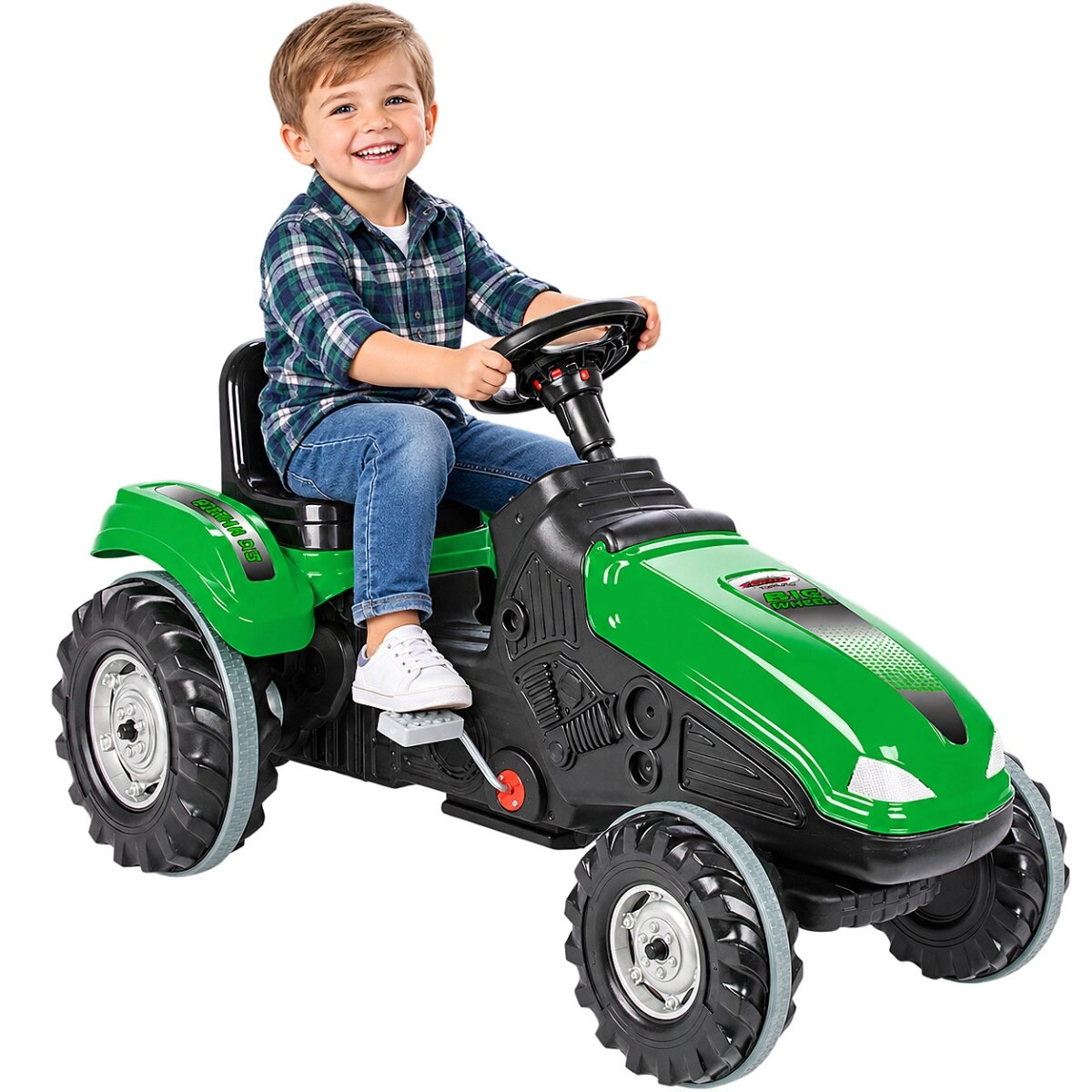 Šlapací traktor Jamara Big Wheel zelený