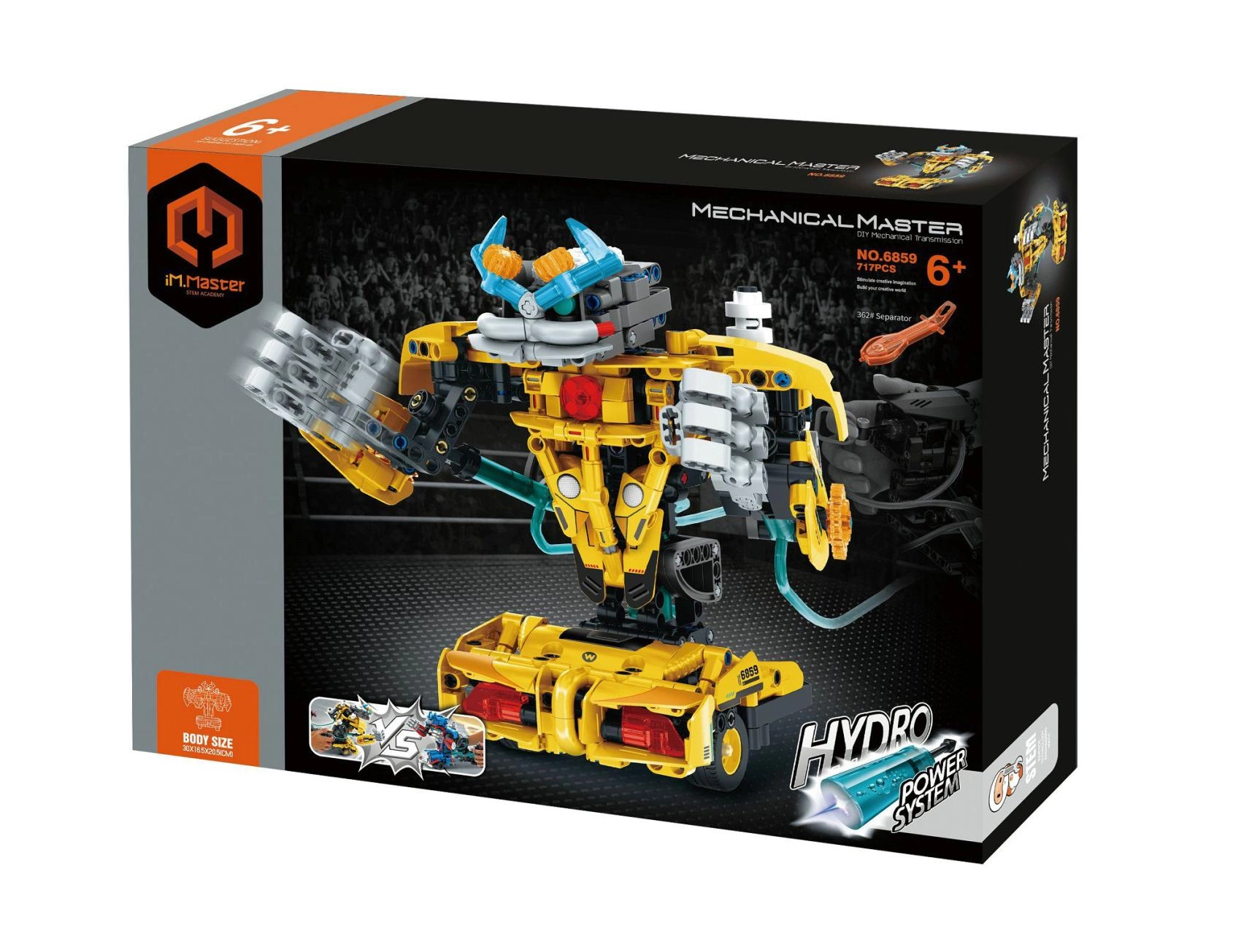 Stavebnice iMASTER Hydraulický Bojový Robot 717 Dílků