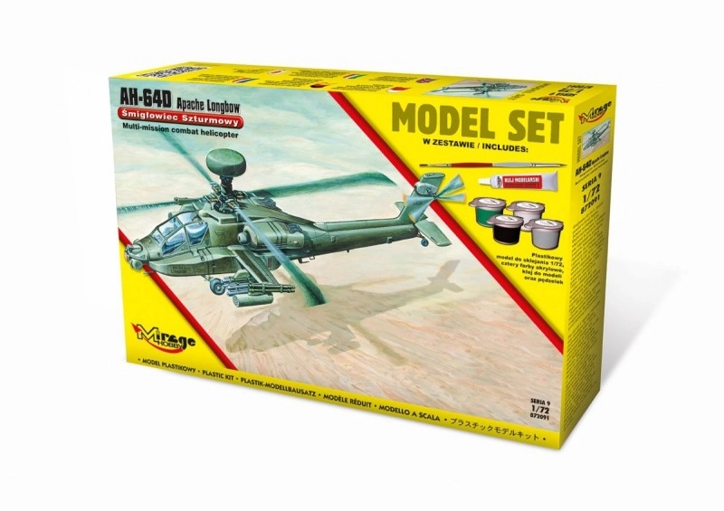 Modelová sada AH-64D Apache Longbow [americký útočný vrtulník].