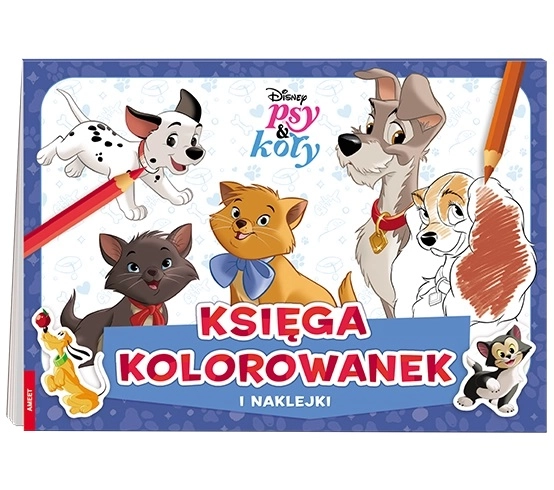 Ameet Disney – Psi a kočky: kniha omalovánek