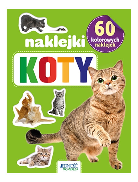 Barevné samolepky – Kočky (60 samolepek)