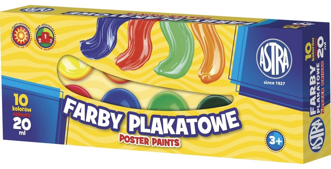 Temperové barvy ASTRA 10×20 ml