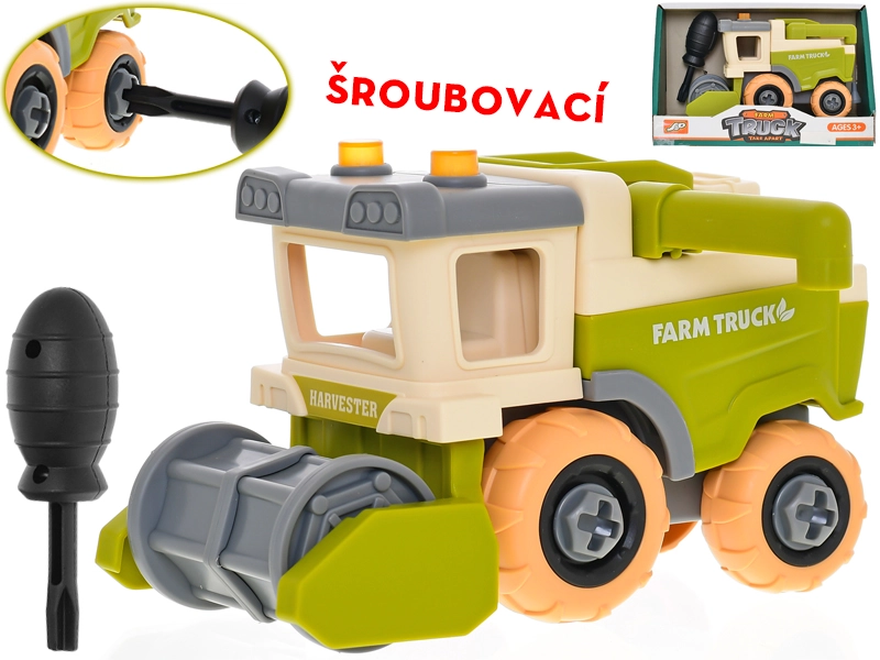 Šroubovací kombajn 15 cm s volným chodem