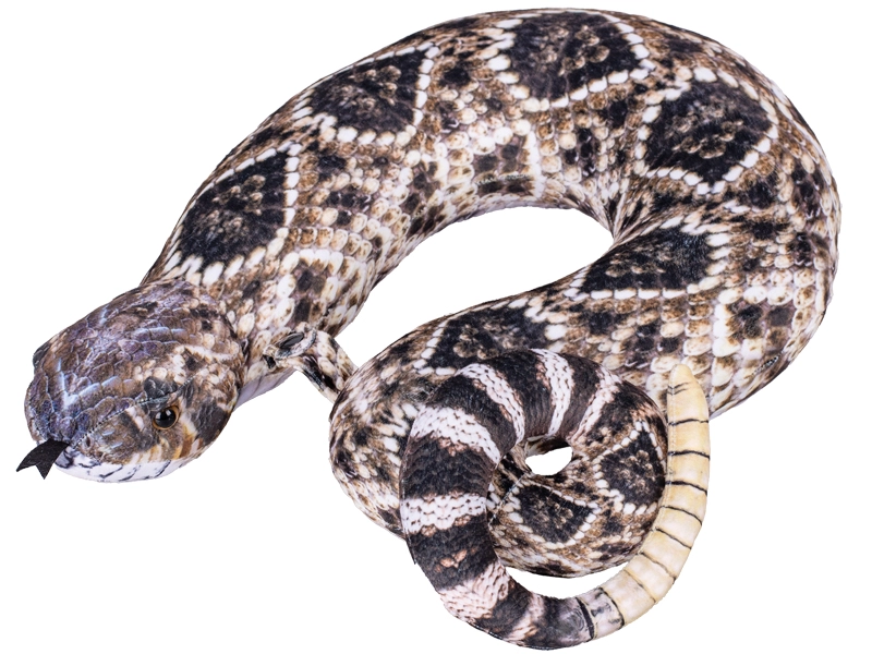 Plyšový cestovní polštářek chřestýš 40 cm