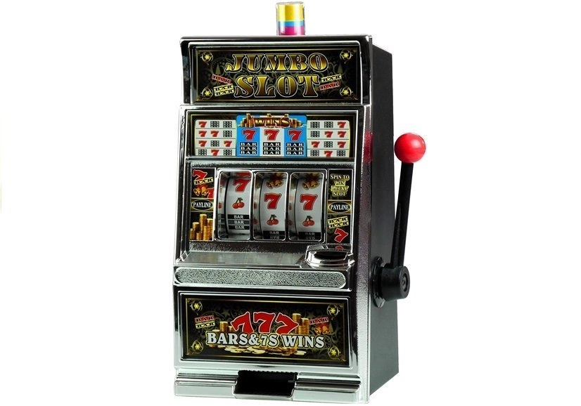 LEAN Toys Big Slot Machine Casino se zvuky Money Bank