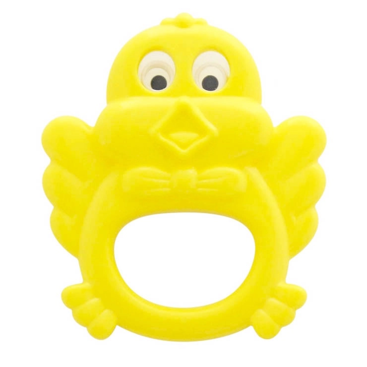 chrastítko kuřátko s pohyblivými očky 12 cm