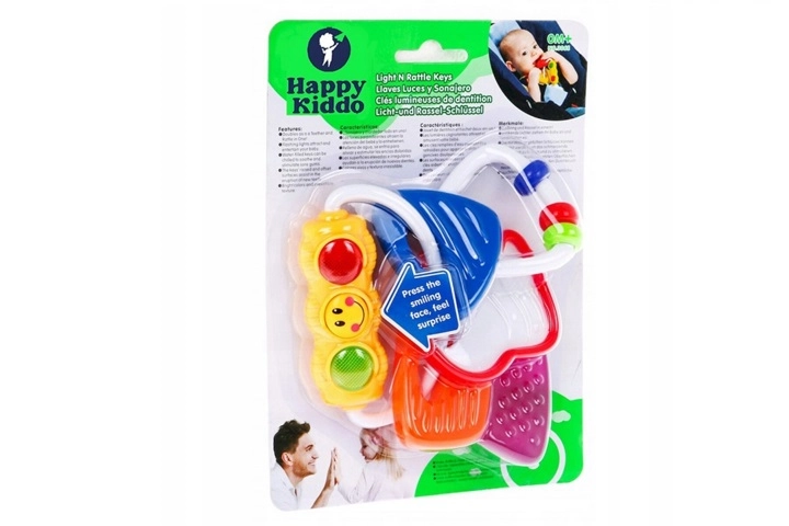 Hola SmilyPlay chrastítko klíčky s kousátkem a světly