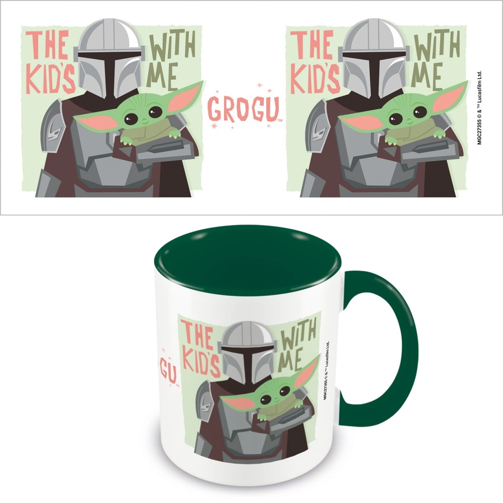 EPEE Merch Pyramid Mandalorian Hrnek The Kids With Me 315 ml