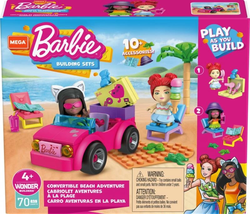 MEGA CONSTRUX BARBIE NEJLEPŠÍ KAMARÁDKY varianta 1 Výlet