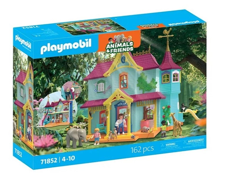 Zvířecí rezidence PLAYMOBIL Animals & Friends – barevná vila pro zvířátka
