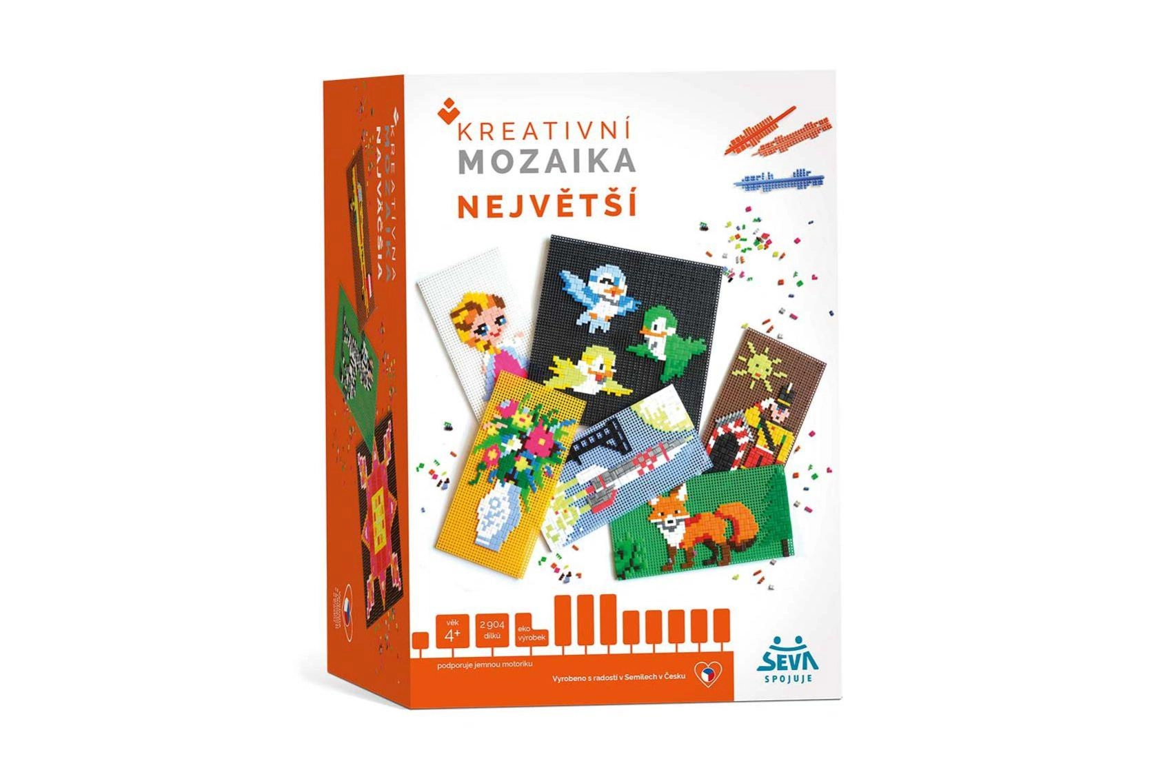 Mozaika Seva největší plastová sada 2904 dílků