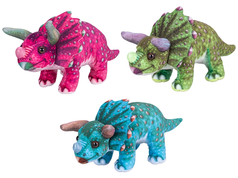 Plyšový triceratops 30 cm