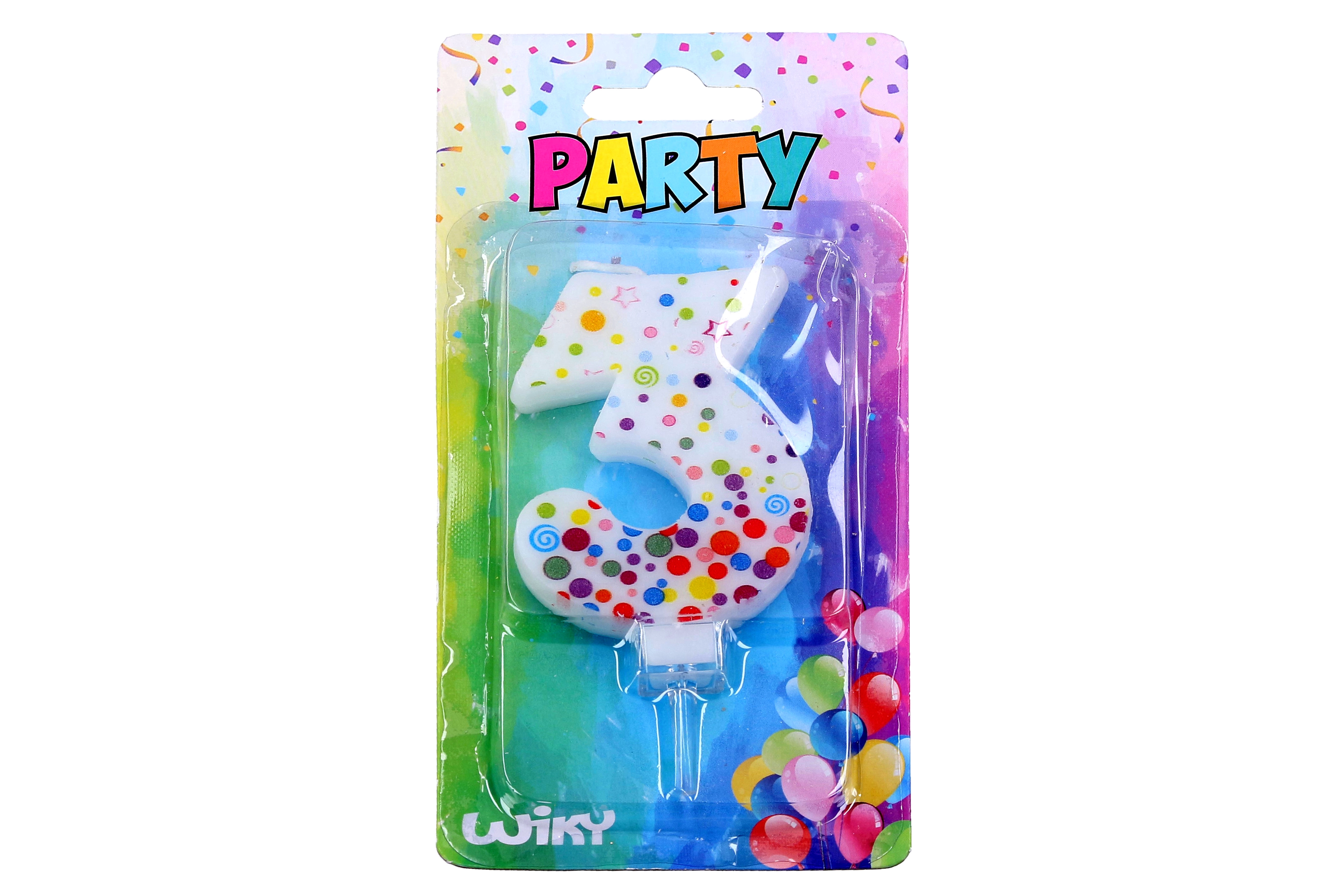 wiky Svíčky dortové 3 puntík 11209