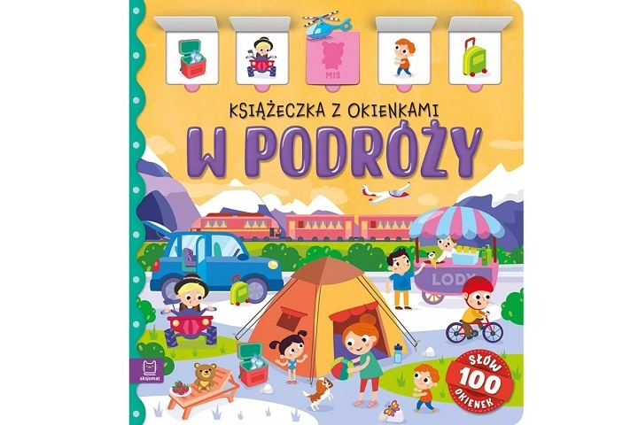 W podróży – knížka s okénky (100 okének, 100 slov)