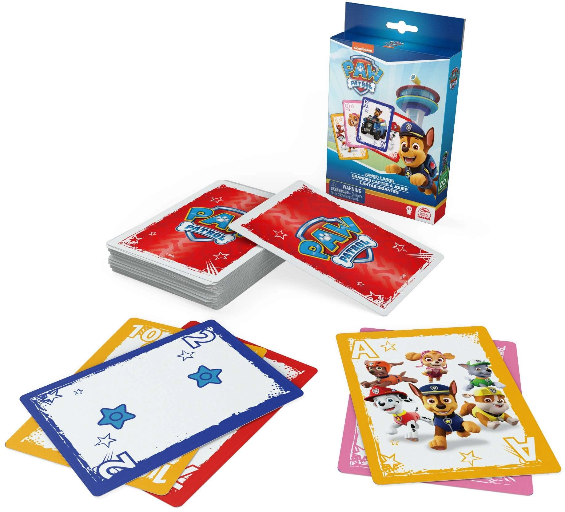 Levně Tlapková patrola karetní hra Jumbo Cards