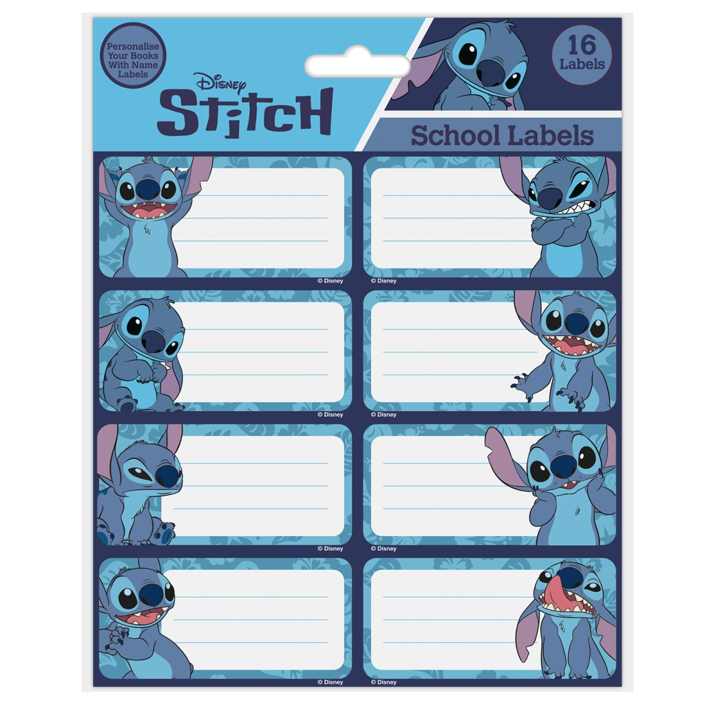 Lilo a Stitch jmenovky na sešity se Stitch