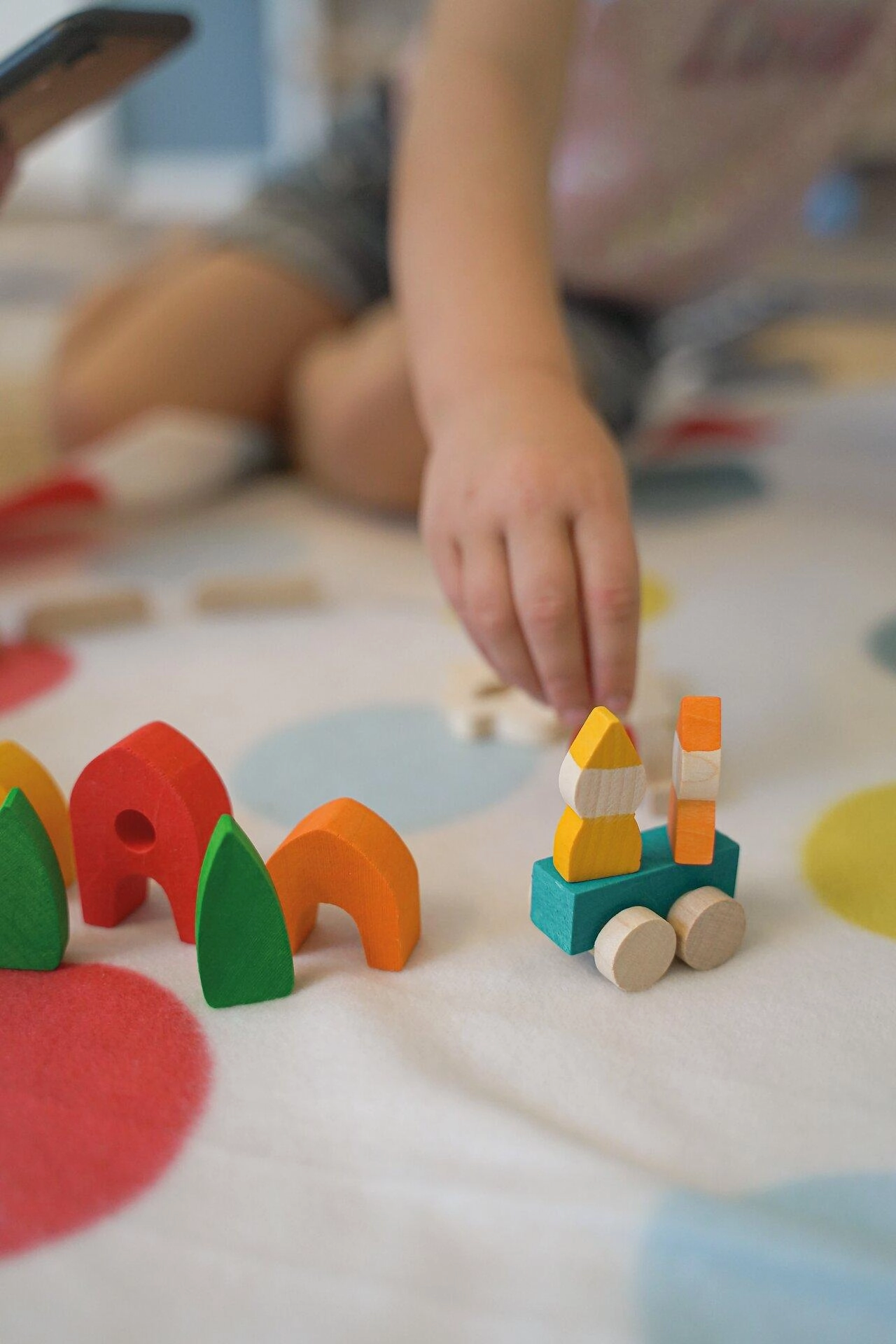 My little village – dřevěná stavebnice goki Evolution