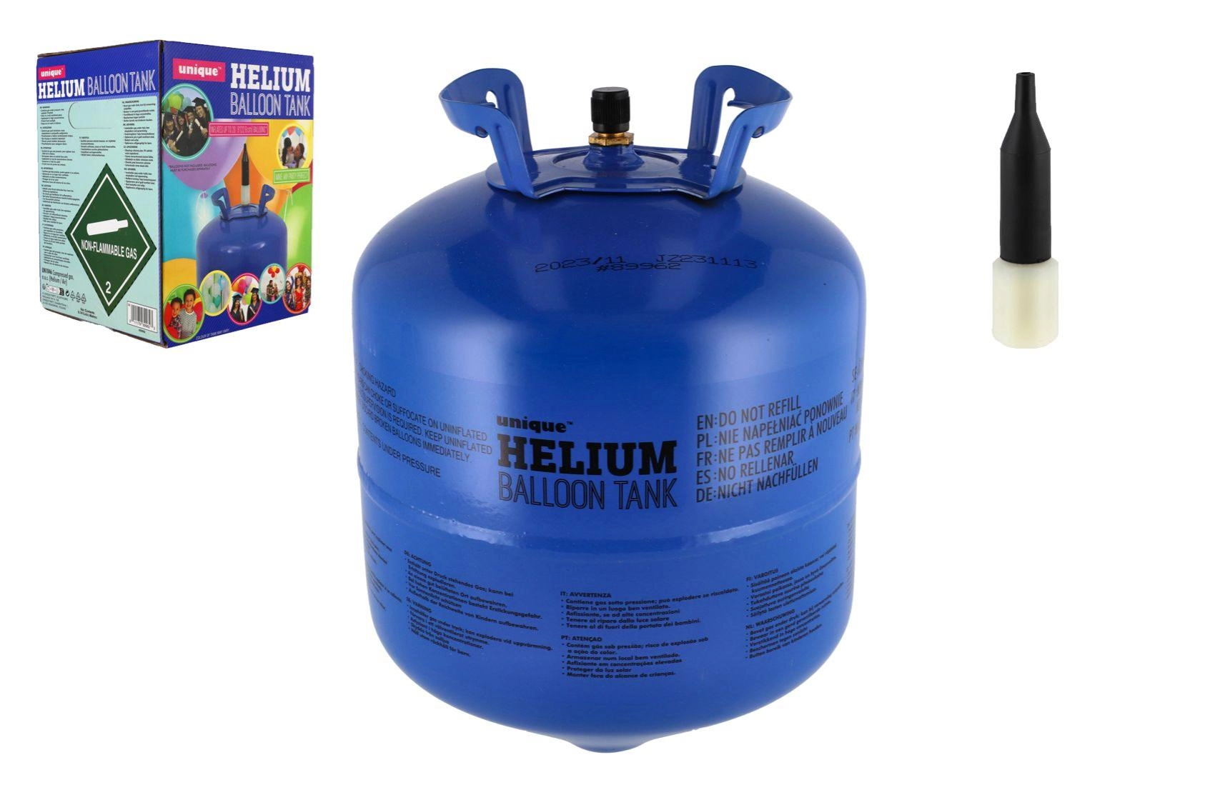 Helium pro 20 balónků v krabici