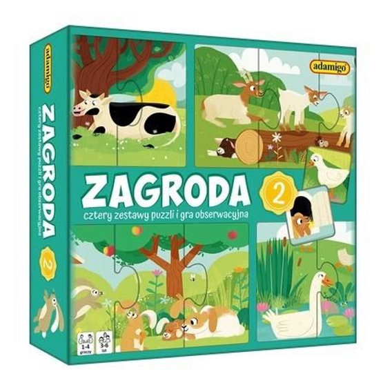 Levně Pozorovací puzzle Farma 2 – edukativní hra pro nejmenší