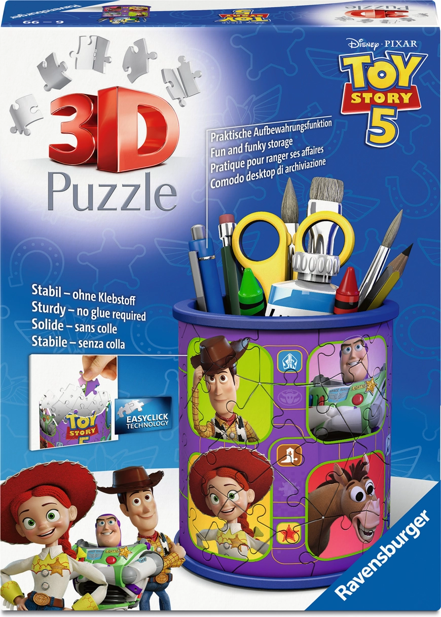 Levně Ravensburger 3D puzzle stojánek na tužky Toy Story 5 (54 dílků)
