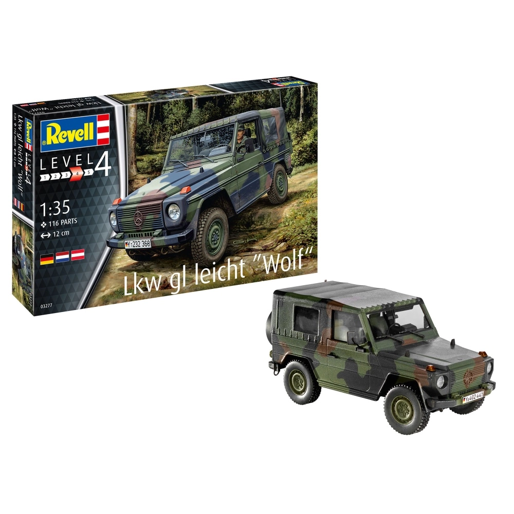 Revell Plastic ModelKit military 03277 Lkw gl leicht Wolf 1:35