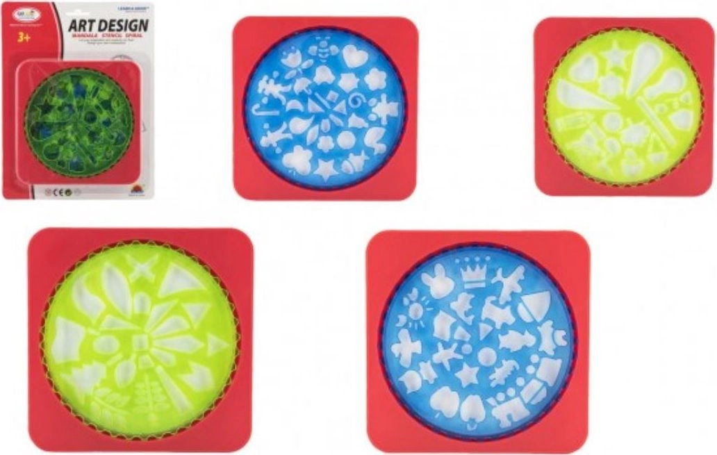 Inspiro šablony plast 16cm na kartě 22x29cm